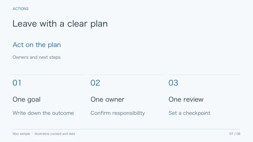 Business Blue — Summary