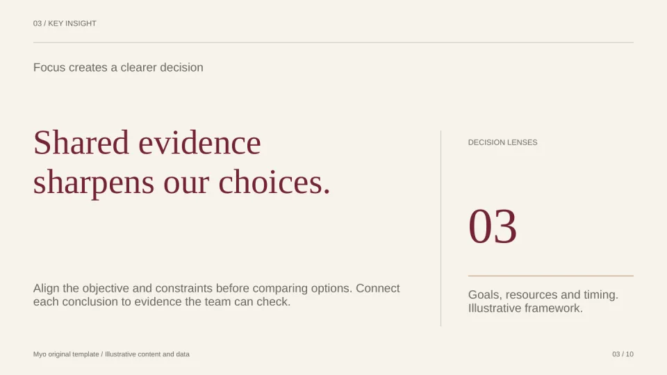 Executive Brief — Key insight