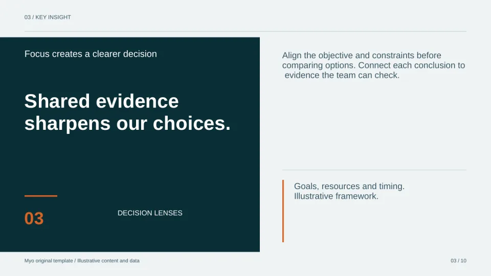 Operational Review — Key insight
