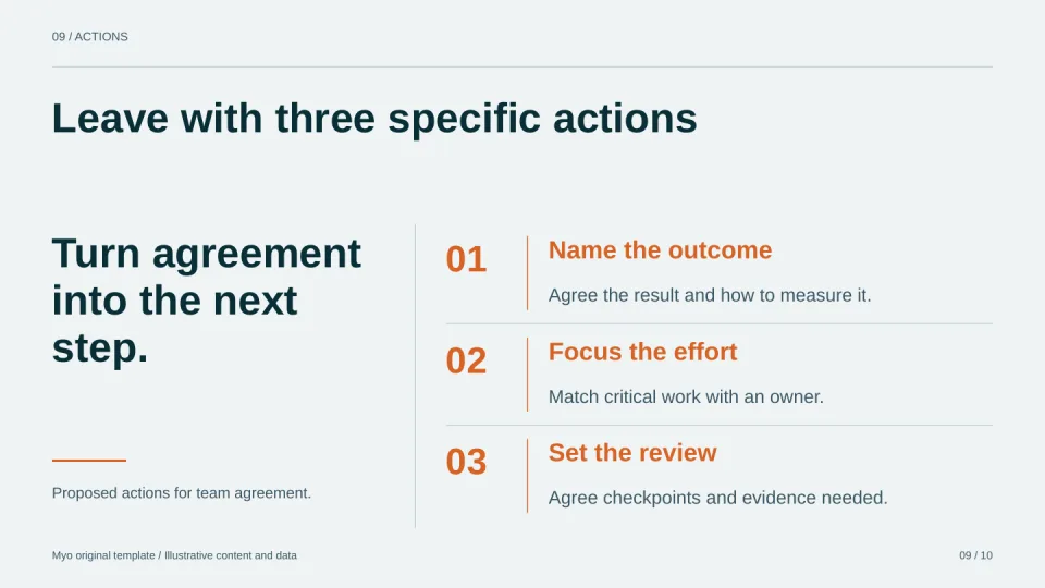 Operational Review — Summary